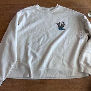 Original Use Cream Graphic Sweatshirt XXL - Dilly Dally - Cute Oversized